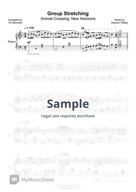 Animal Crossing: New Horizons - Group Stretching Sheets by Tim Burnelis