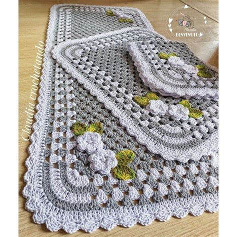 Blanket Crochet Crochet Blocks Rectangular Rugs Carpet Runner Diy