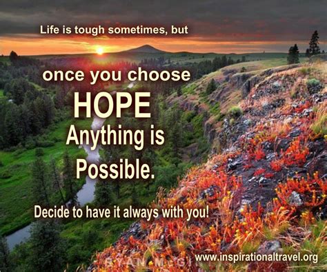 Hope Encouragement Inspirational Quotes Quotesgram