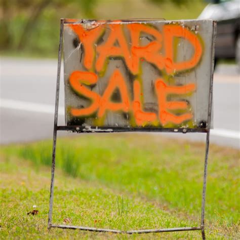 Yard Sale Sign Free Stock Photo Public Domain Pictures