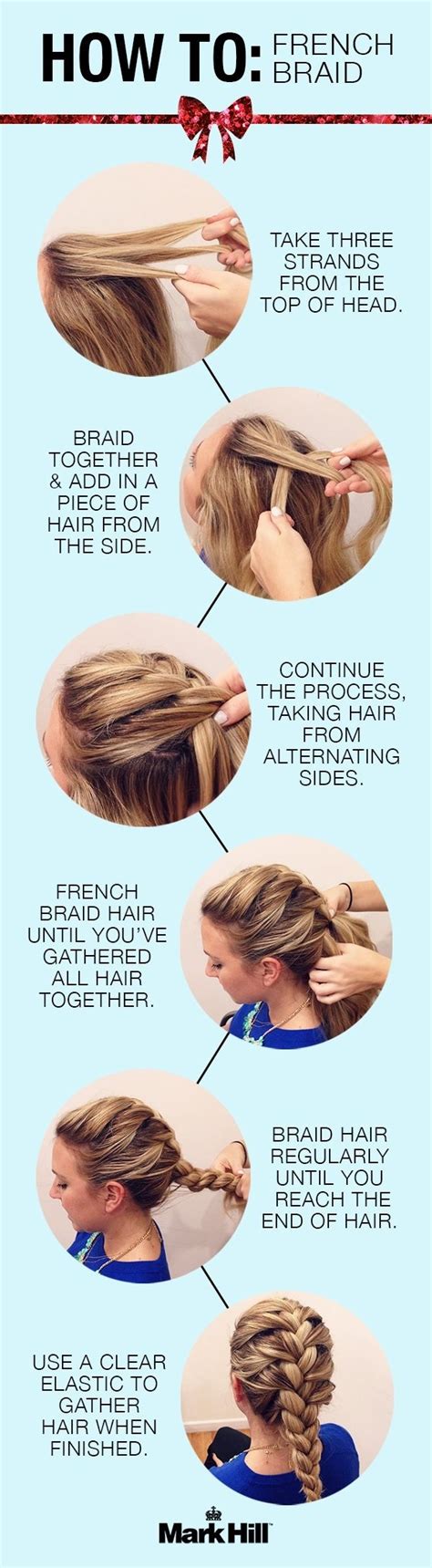 I'll show you first how your hands will move (with nothing in them to braid), then on some scrap pieces of cloth. 10 French Braids Hairstyles Tutorials: Everyday Hair ...