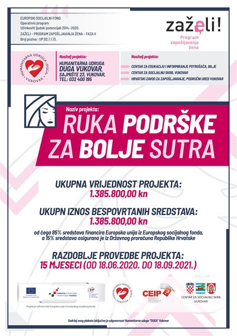 Ruka Podrške Za Bolje Sutra Duga Vukovar