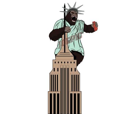 King Kong Empire State Building Cartoon Goimages Story