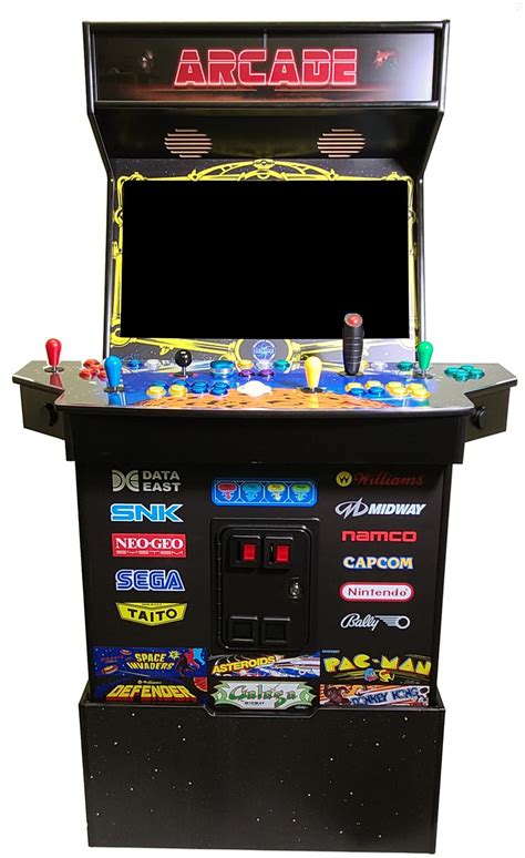 Mid Size 27 4 Player Arcade Cabinet Kit And Riser