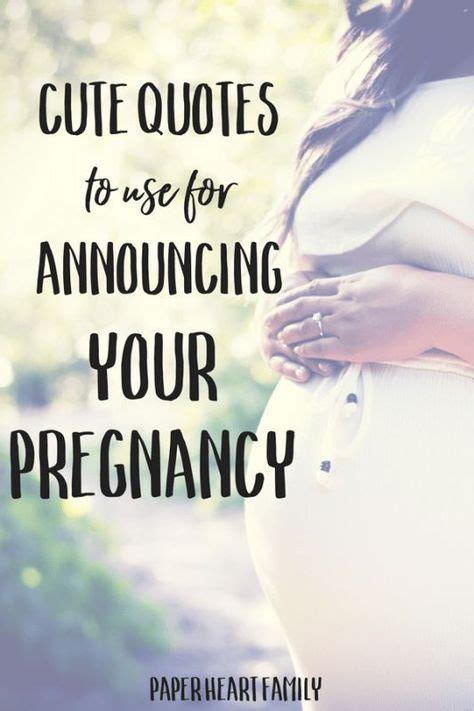 If Youre Looking For The Perfect Cute Wording For Your Pregnancy
