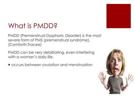 Ppt Pmdd Premenstrual Dysphoric Disorder Powerpoint Presentation Free Download Id2647605