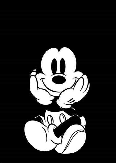 Halaman Unduh Untuk File Gambar Mickey Mouse Hitam Putih Yang Ke 5