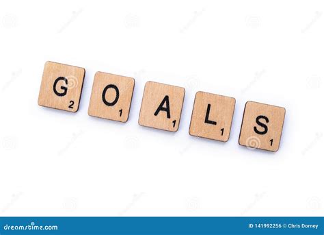 The Word Goals Stock Photo Image Of Devoted Flare 141992256