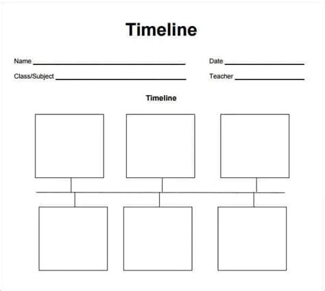 6 Blank Timelines Website Wordpress Blog