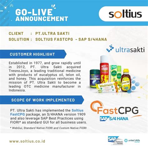 Go Live Announcement Pt Ultra Sakti