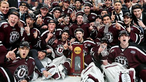 Union Wins First Ncaa Hockey Title By Beating No 1 Seed Minnesota