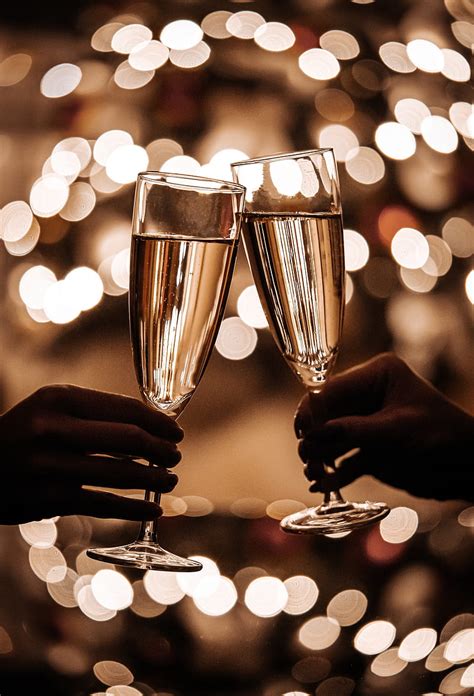 Cheers Anniversary Birtay Celebration Champaigne Drinks Love New