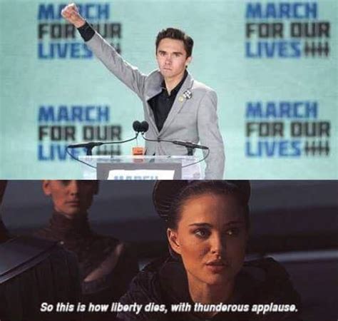 So this is how liberty dies.with thunderous applause. This is how liberty dies > upprevention.org