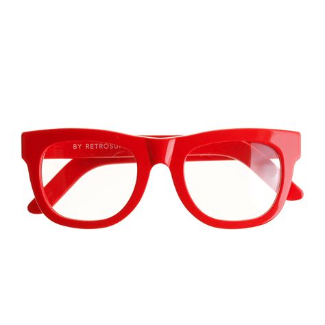 Jcrew Super Ciccio Eyeglasses In Red Lyst