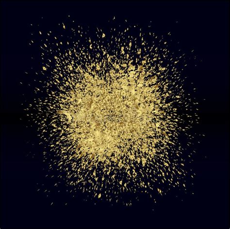 Gold Explosion Stock Vector Illustration Of Festive 16761157