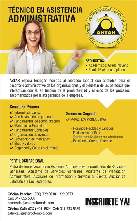 Asistencia Administrativa Astar Colombia Training