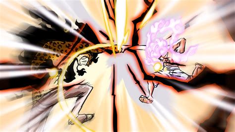 Luffy Gear 5 Vs Awakened Lucci Fan Animation One Piece 1069 Youtube
