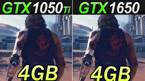 Gtx 1050 Ti Vs Gtx 1650 Gddr5 Gaming Benchmarks In 2021 Youtube