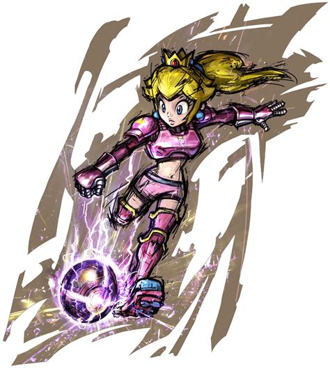 Mario Strikers Charged Wii Artwork Including All Sidekicks And Team