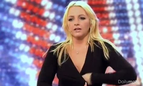 Watch Britney Spears Impersonator Brings Crazy And Controversy To Britain S Got Talent