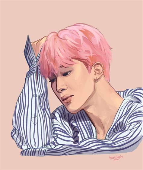 Jimin Drawing Cartoon