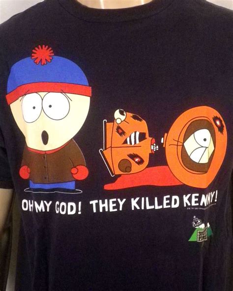 True Vtg 90s Original South Park They Killed Kenny T Shirt 1997 Comedy