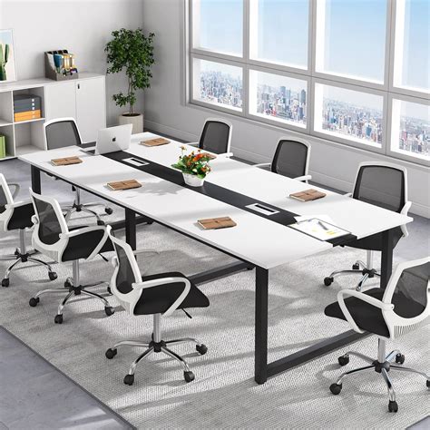 Buy Tribesigns 8ft Rectangle Conference Table 9449l X 4724w X 2953h