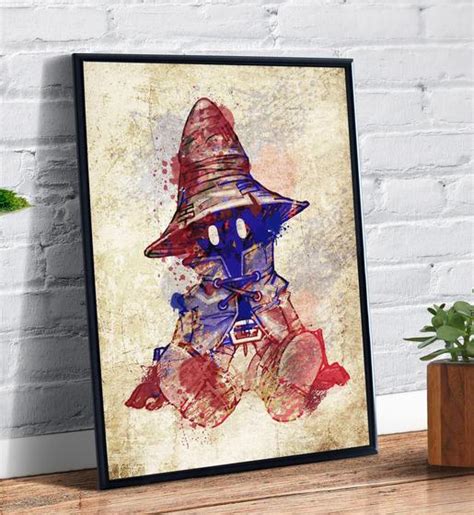 Quadro Decorativo Poster Vivi Ornitier Final Fantasy Jogo Arte Tribos