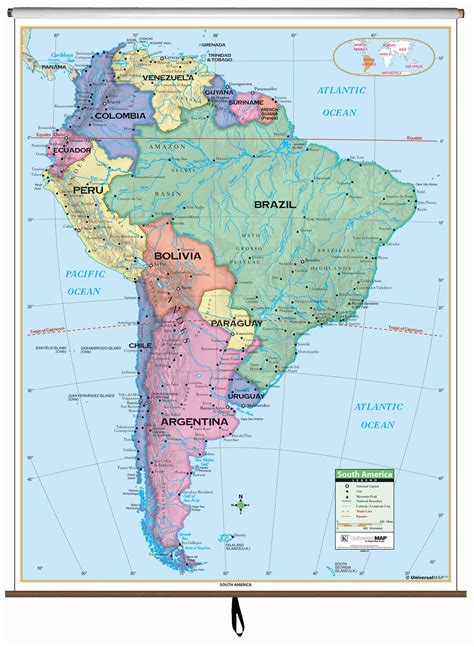 South America Map With Latitude And Longitude Kaleb Watson