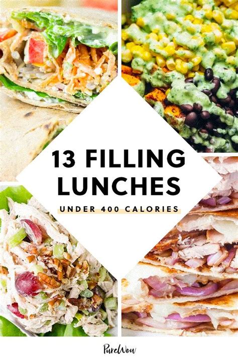 in need of some healthy new lunch ideas check out these 13 filling munches under 400 calories