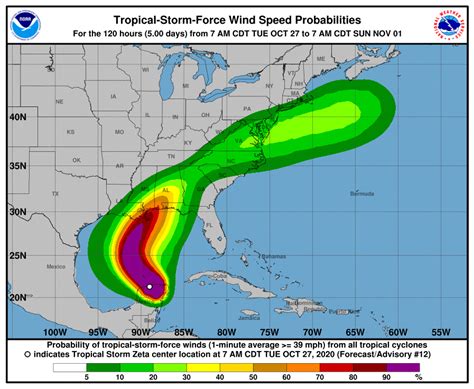 Tropical Storm Zeta Expected To Regain Hurricane Strength And Slap Gulf