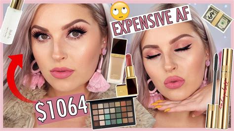 Full Face Of My Most Expensive Makeup 💸💸 Luxury And High End Youtube