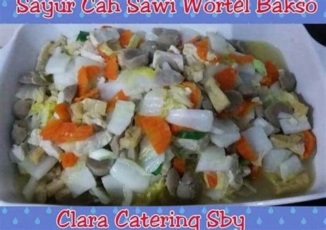 Gaston witally july 08, 2021 resep sawi putih buncis wortel : Resep Cah sawi putih wortel bakso oleh Dapur Clara ...