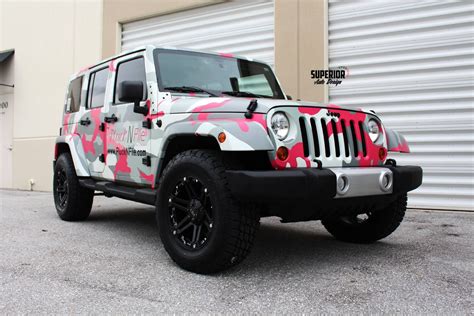 Searchqcustom Jeep Wrangler Wraps Pink Jeep
