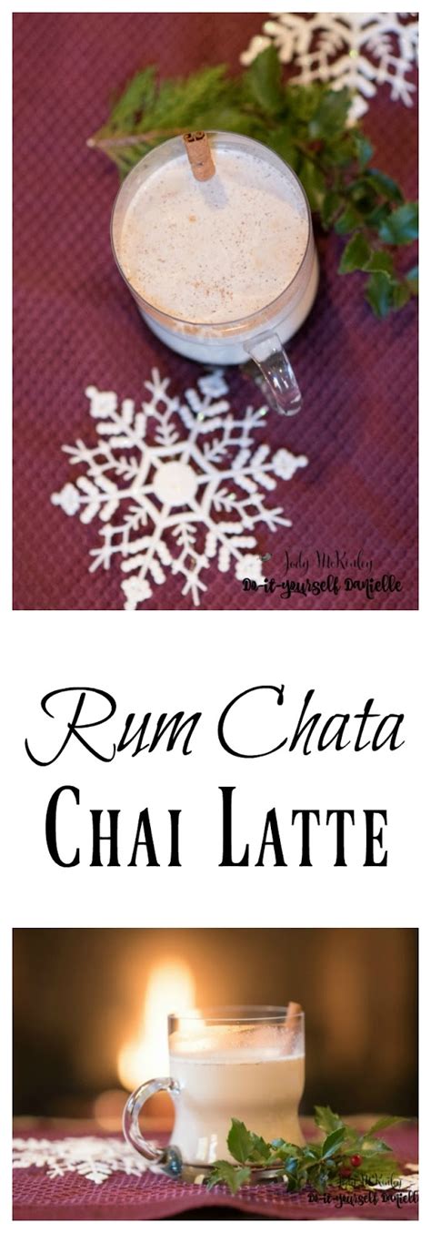 Probably not surprising since my favorite drink is rum, but still. Chai Rum Chata Recipe | DIY Danielle