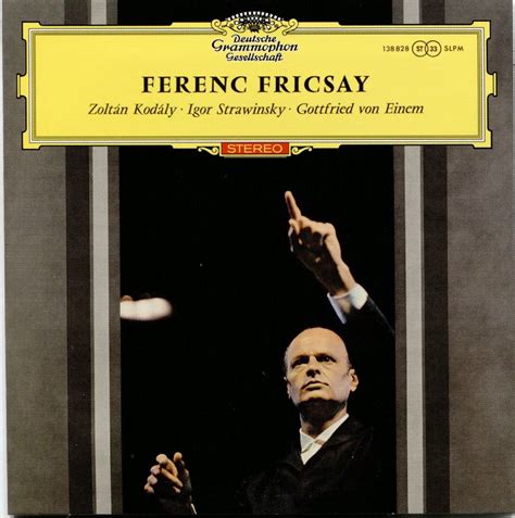 Erzähltes leben — ferenc fricsay, hannes reinhardt. Jackets of Classical Music Box Sets: Ferenc Fricsay ...