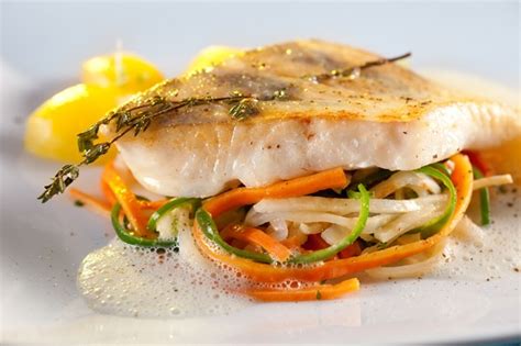 Zanderfilet mit Gemüse