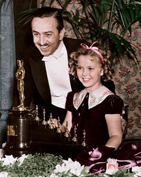Shirley Temple And Walt Disney Academy Awards Shirley Temple