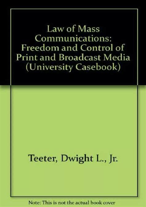 Ppt Download Pdf Law Of Mass Communications Freedom And Control Of Print And Broadcast