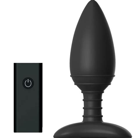 Nexus Ace Large Wireless Remote Control Vibrating Butt Plug 7 Inch Black