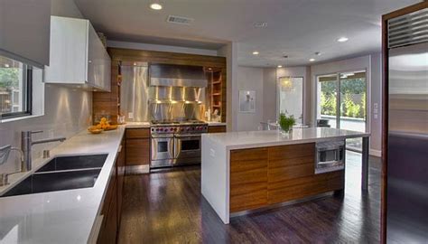 We did not find results for: Teak Wood Base Cabinets in sleek modern kitchen - Decoist