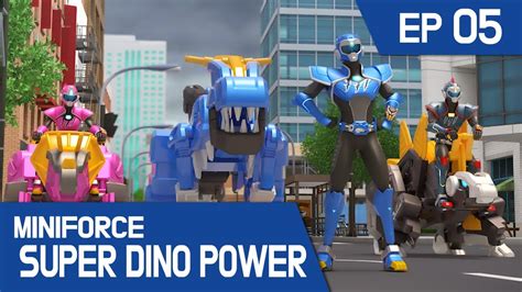 Miniforce Super Dino Power Ep05 The Clean Toilet Monster Youtube