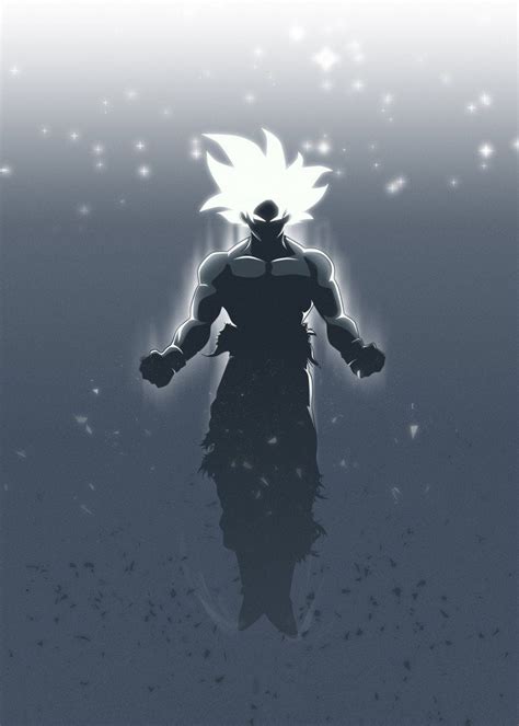 Goku Ultra Instinct Poster By Fadilr R Displate Dragon Ball Super