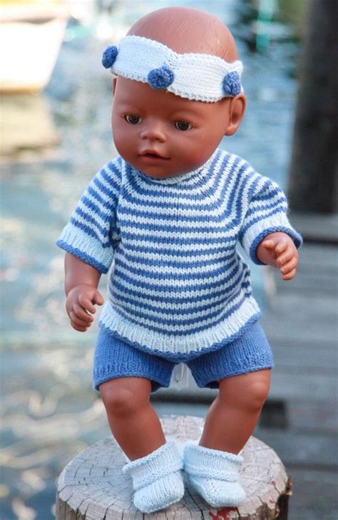 Knitting Dolls Clothes For Baby Borne And American Girl Dol Baby Doll