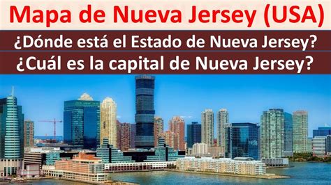 Mapa De Nueva Jersey Estados Unidos Capital De Nueva Jersey Donde Esta