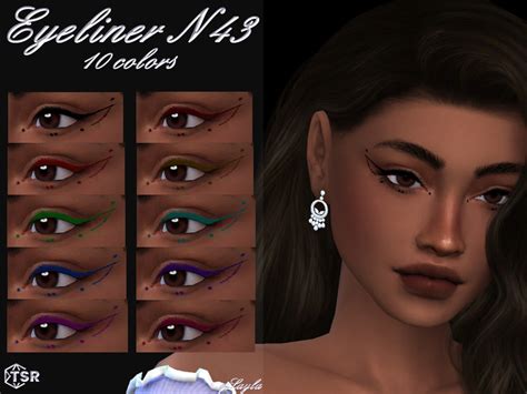 The Sims Resource Eyeliner N43