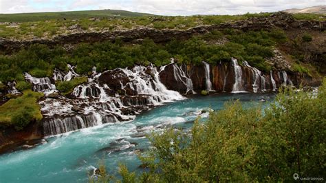 Hraunfossar And Barnafoss Waterfalls Smartrippers