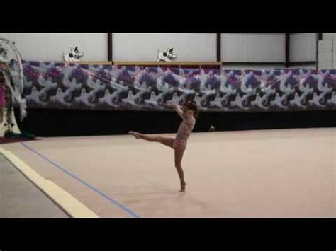 5 Year Old Katarina Competes In 1st Rhythmic Gymnastics Meet YouTube