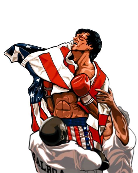 A Drawing Of A Man With An American Flag On His Shirt