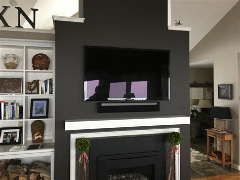 See more ideas about fireplace makeover, diy fireplace, fireplace. Contemporary fireplace with professional TV installation ...